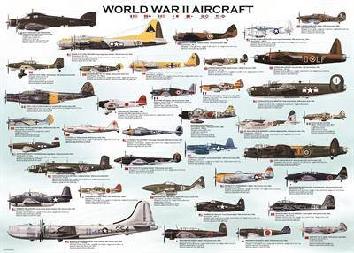 Пазл Літаки 2-ї Світової війни, 500 елементів, EuroGraphics, фото 2
