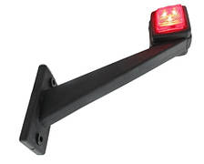 Габаритний-ріг бічний LED (45* довгий, біло-червоний, лівий) (LD442)