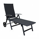 Шезлонг КАRE з ротанга на колесах Різні кольори, фото 6