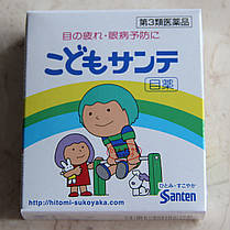 Kodomo Sante м'які дитячі краплі для очей з Японії з таурином і вітамін B6, фото 2