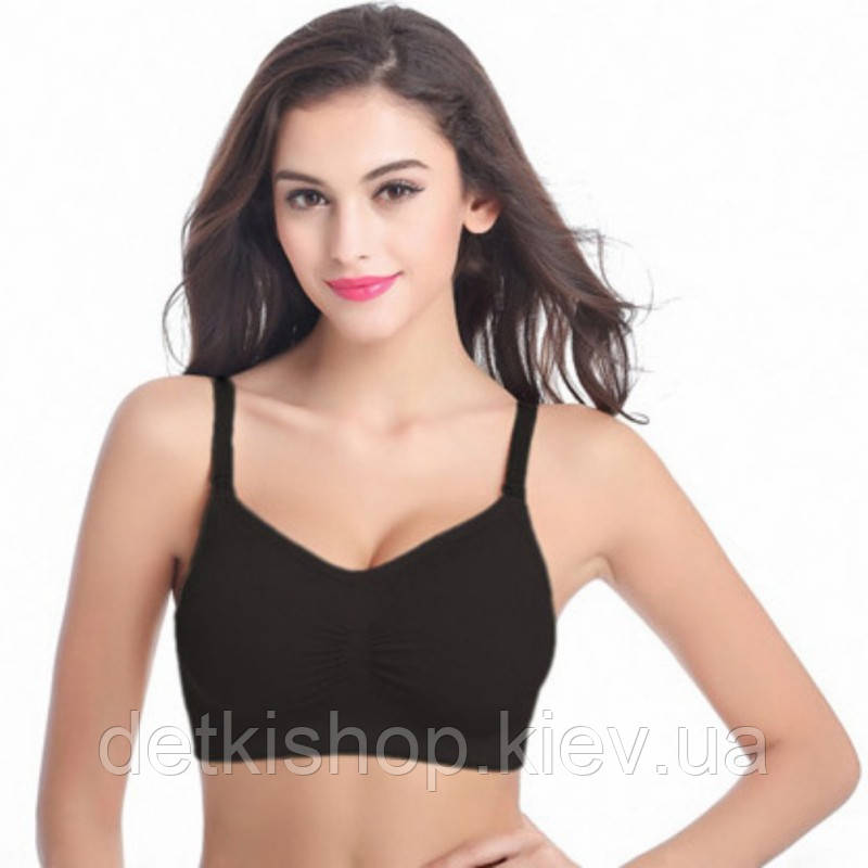 Бюстгальтер для годування 3701 чорний DS, розмір L, фото 1