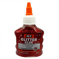 Акція! Клей декоративний "Металік Glitter" DSCN4619(Red) 100 мл - За кращою ціною!