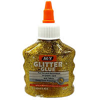 Акція! Клей декоративний "Металік Glitter" DSCN4619(Gold) 100 мл - За кращою ціною!