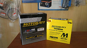 Акумулятор для мотоцикла гелевий MOTOBATT AGM 13Ah 175A розмір 150 x 70 x 145 мм MB14B4