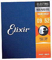 Гитарные струны 7 струн Elixir 09-52 Super Light Nanoweb, B6838C976