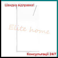 Eh Душова перегородка Qtap Sale Walk-In Standard 100х200 см скло Clear 8 мм для ванної кімнати глухе с