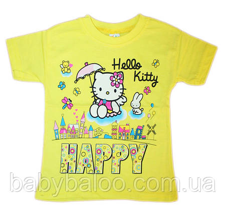Модна футболка для дівчинки "Hello kitty"(від 1 до 3 років), фото 1