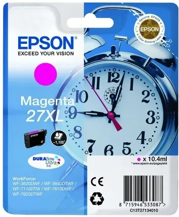 Чорнило для принтера Epson 27XL Magenta 10.4 мл, фото 1