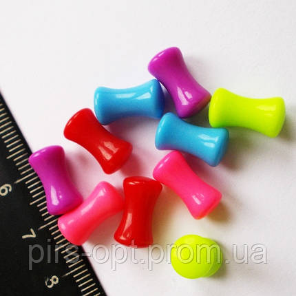 Яскраві акрилові плаги, (ціна за 1 шт.) діаметр 5 мм, для пірсингу вух., фото 2