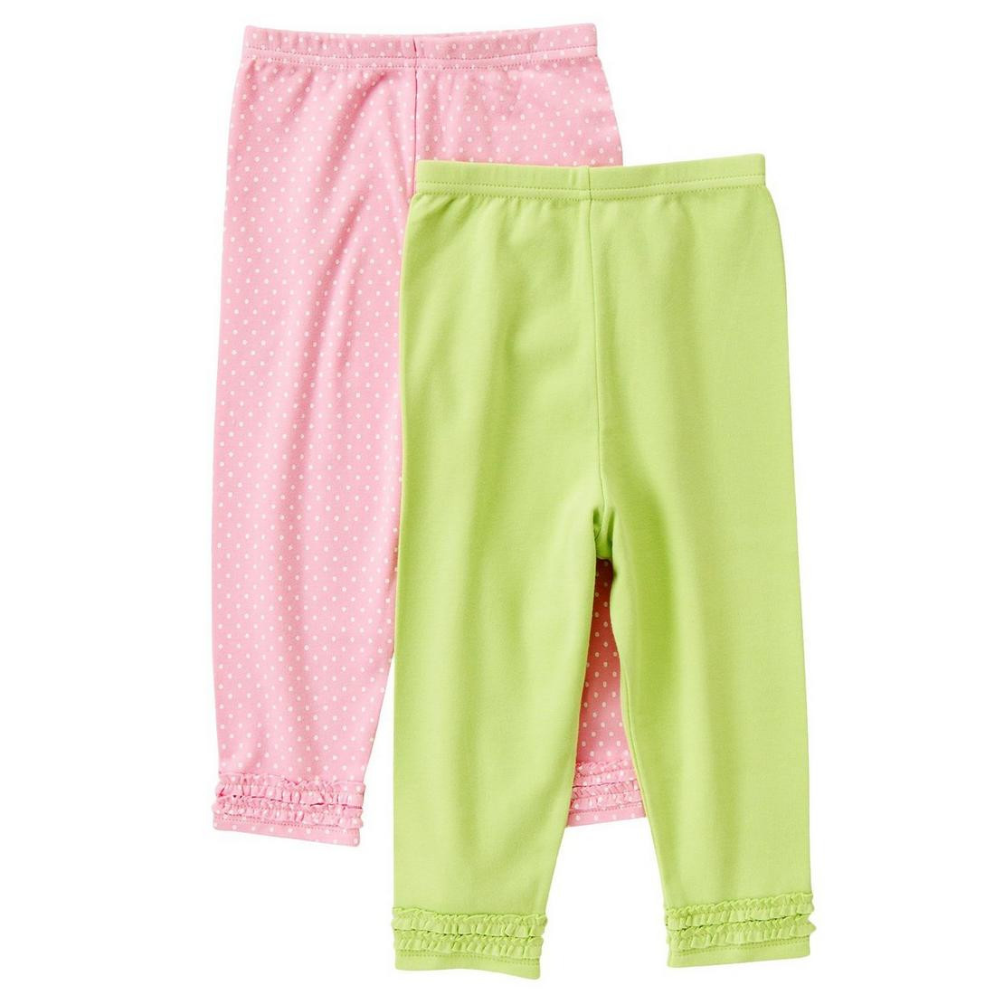 Дитячі легінси для дівчинки (2 шт.) 3-6 місяців, фото 1