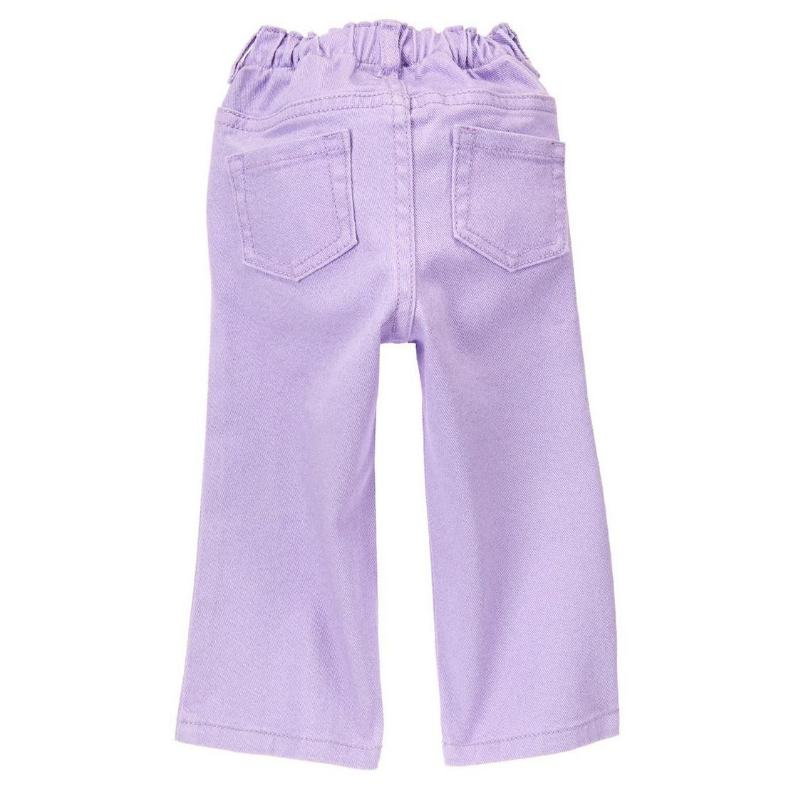 Детские джинсы для девочки сиреневые 18-24 месяца, 2 года - фото 2 - id-p36868568