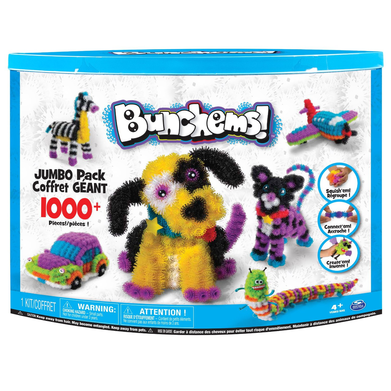 Конструктор Банчемс Bunchems Jumbo Pack 1000 +, фото 1