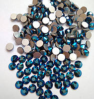 Стразы Best премиум Blue Hematite SS16 (4 мм) холодной фиксации. Цена за 144 шт