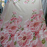 Бязь купонна з яблуневим кольором, 3-д малюнок, фото 3