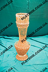 Підлогова ваза плетена з лози