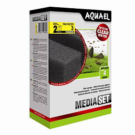 Aquael MEDIA SET STANDARD FANFILTER 3 вкладка губка у фільтр Aquael FAN 3 Plus, 2 шт.