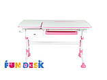 Дитячий стіл-трансформер FunDesk Amare with drawer Pink, фото 5