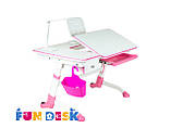 Дитячий стіл-трансформер FunDesk Amare with drawer Pink, фото 6