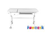 Дитячий стіл-трансформер FunDesk Amare with drawer Grey, фото 4