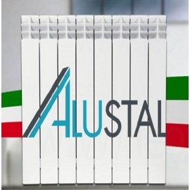 Радиатор биметаллический Fondital Alustal 500/100 для центрального отопления (6 секций) Италия - фото 3 - id-p509635785