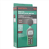 Шумомір Mastech MS6701 із захистом від вологи та пилу, у прогумованому корпусі, діапазон вимірювання 30-130 dB, ПЗ, фото 10