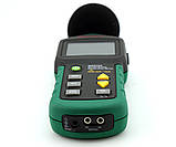 Шумомер Mastech MS6702 (30-130 dB) з вимірюванням температури та вологості (-20 °C + 60 °C; 0-100%), фото 3