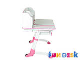 Дитячий стіл-трансформер FunDesk Amare II with drawer Pink, фото 5