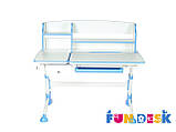 Дитячий стіл-трансформер FunDesk Amare II with drawer Blue, фото 5
