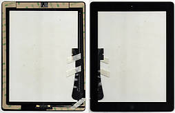 Тачскрин (сенсор) iPad 4 чорний assembly with home Docken Black