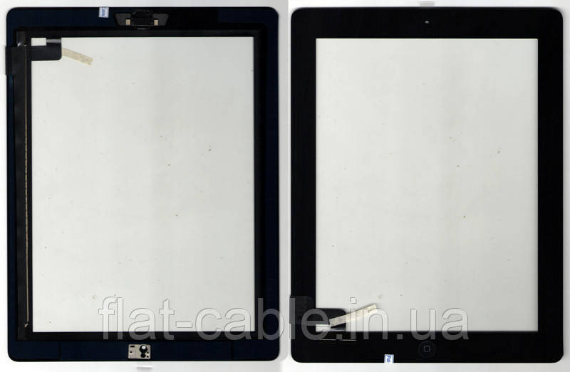 Тачскрин (сенсор) iPad 2 чёрный assembly with home button - фото 1 - id-p325424649