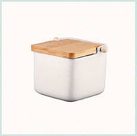 Цукровиця керамічна з кришкою 840 мл 14х12х11 см Ardesto Midori AR0907W, 87B151E07
