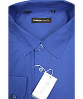 Рубашка мужская норма Ferrero Gizzi модель 1362 синя