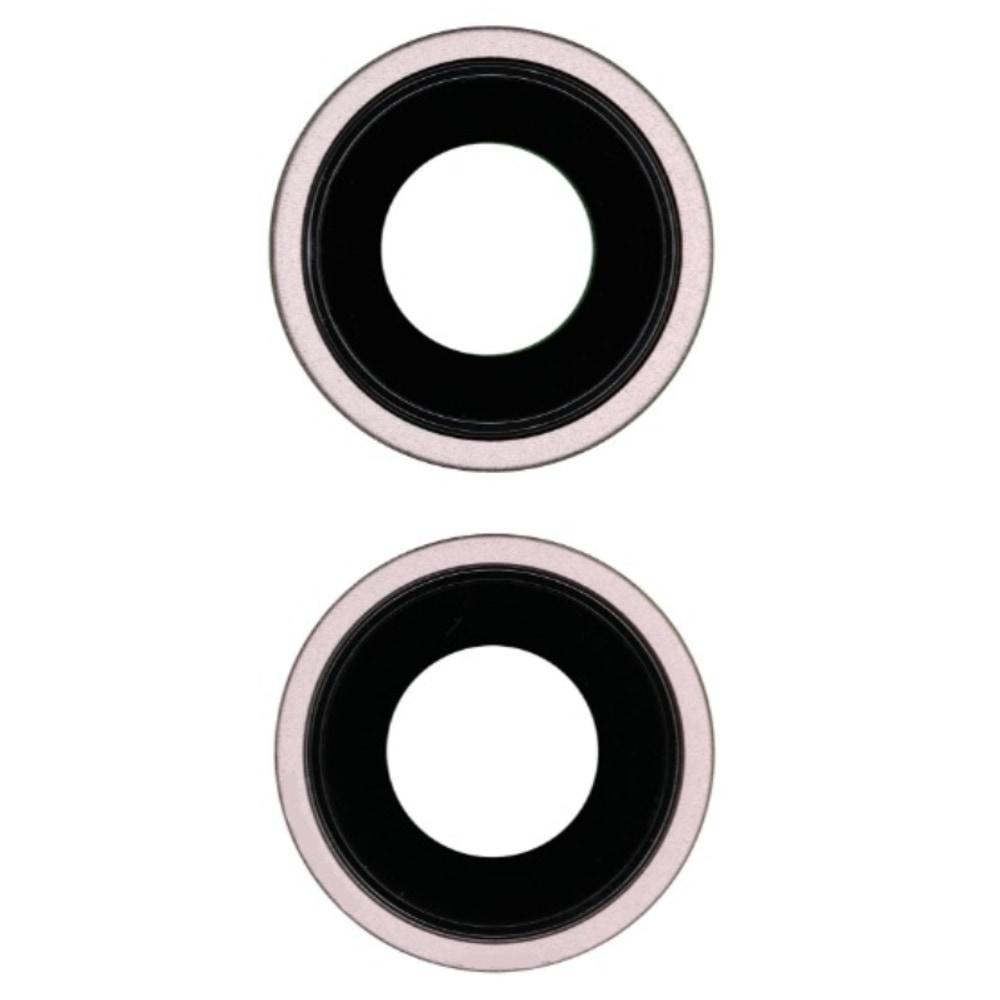 Скло камери для Apple iPhone 15 Plus в рамці (Pink) (Original)
