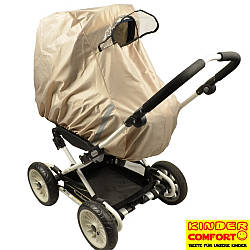 Універсальний дощовик-ветрозахист на коляску-люльку (Kinder Comfort, бежевий)