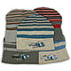 ОПТ В'язана шапка з нашивкою, для хлопчика, CH81 (5 шт./паковання), фото 5