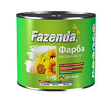 Фарба олійна Fazenda МА-15 2,5 кг (біла)