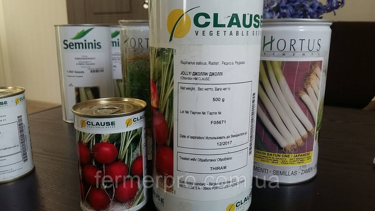Насіння редис Джоллі /Jolly 100 грамів Clause, фото 1