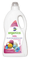 Безфосфатний гель для прання, Organics для делікатних тканин, 1 л