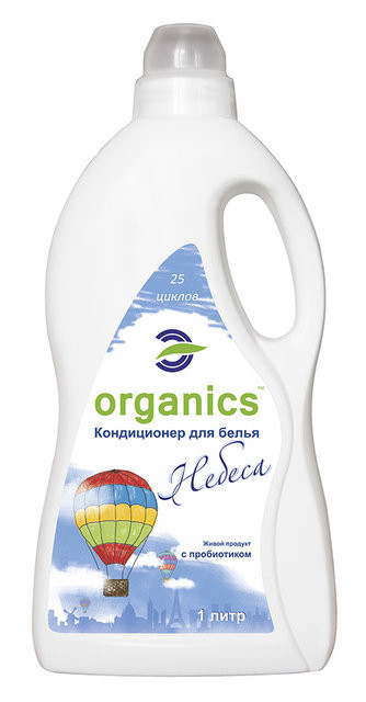 Біоополіскувач для білизни Organics Небеса, 1 л