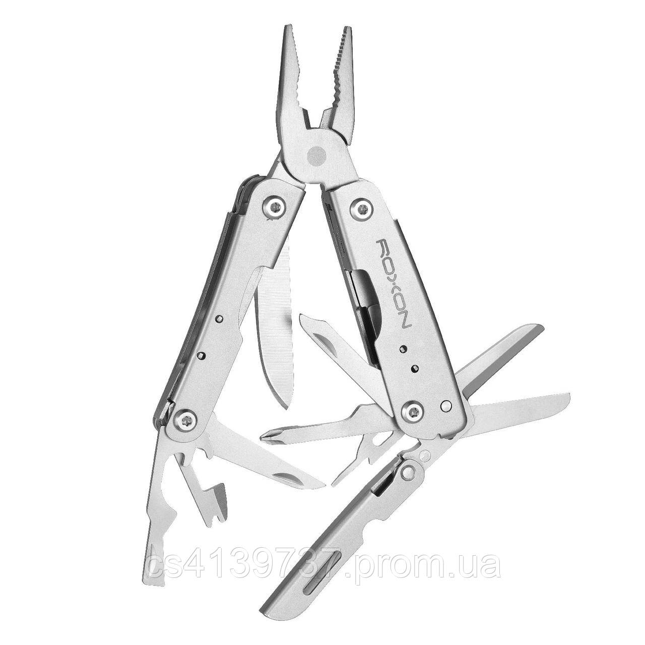 Мини мультитул Roxon M2 со сменными битами, серый, фото 1