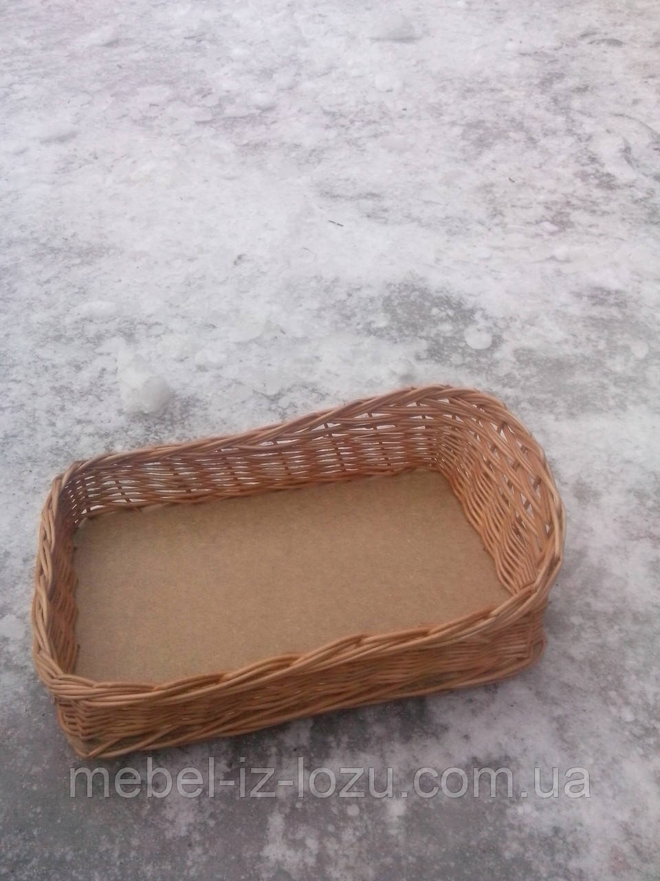 Лоток із суцільної лози No2