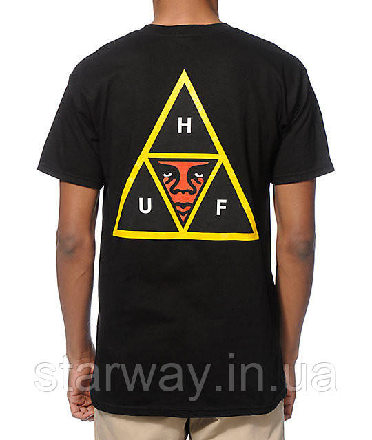 Футболка huf obey icon face collaboration