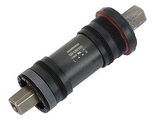 Картридж у каретку велосипеда Shimano BB-UN100 вал 122,5/68 mm, із болтами
