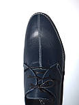 Взуття великих розмірів чоловічі шкіряні сині туфлі Rosso Avangard Carlo BS Attraente Ocean depth, фото 9