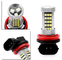 (1шт в наявності) Світлодіодна лампа H11 LED H8 з лінзою противотуманки H11 LED 63 SMD 2835 12V, фото 2