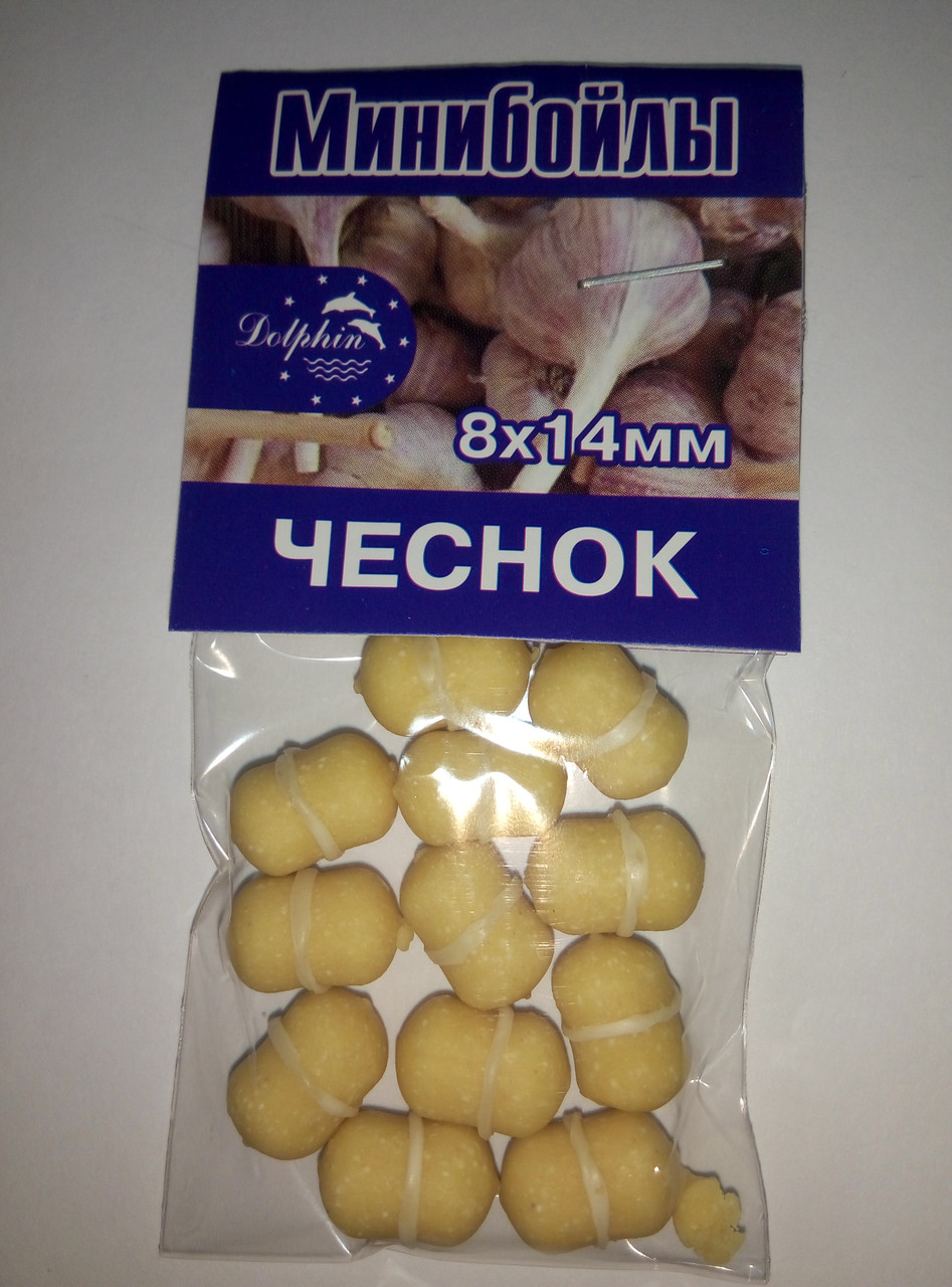 Мінібойли плавучі Dolphin 8х14мм часник, фото 1