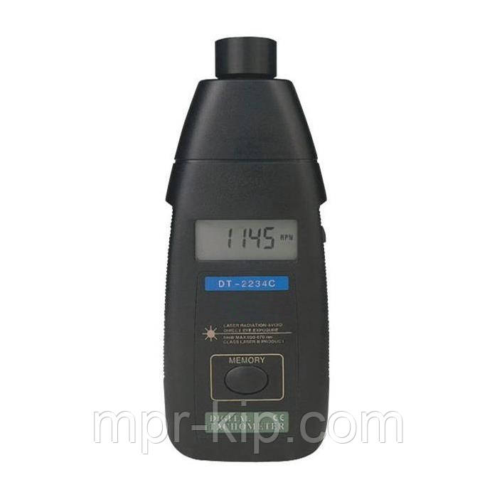 Лазерний безконтактний тахометр Walcom DT2234С, 50-1000мм, 2,5-99999 об/хв, MAX, MIN