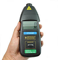 Лазерний безконтактний тахометр Walcom DT-2234B, відстань 50-350 мм, 2,5-99999 об./хв MAX, MIN