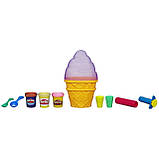 Ігровий набір Play-Doh Sweet Shoppe Ice Cream Cone Container! Колір може відрізнятися! Оригінал, фото 2