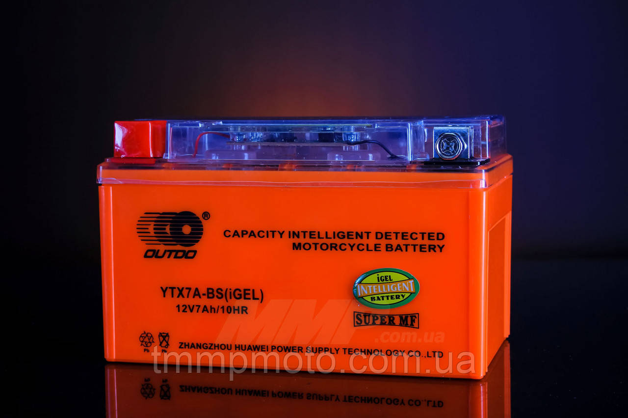 Мотоакумулятор OUTDO 12v7a.h. GEL